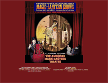 Tablet Screenshot of magiclanternshows.com